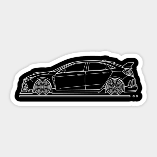 Type R 2018 W Sticker